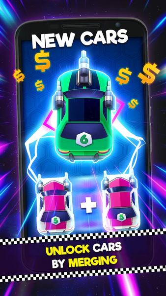 Cars: Merge and Defend - عکس بازی موبایلی اندروید