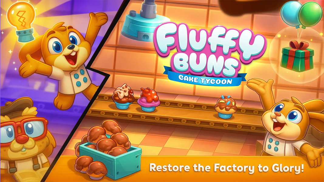 Fluffy Buns: Cake Tycoon - عکس بازی موبایلی اندروید