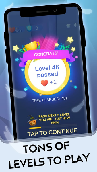 Spiral Drop - Gameplay image of android game