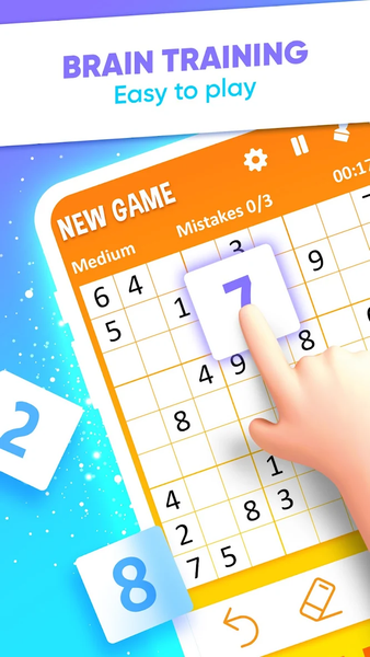 Sudoku Genius - Gameplay image of android game