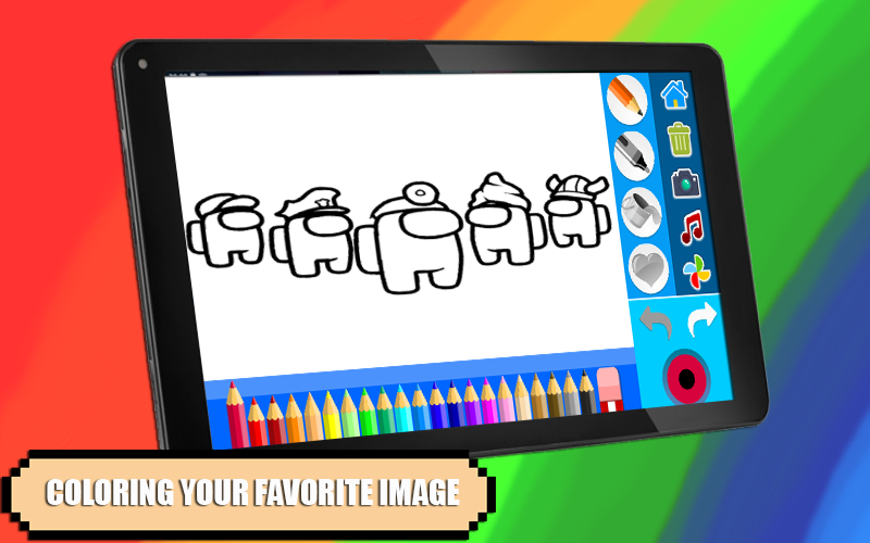 Among Coloring Us Game - عکس بازی موبایلی اندروید