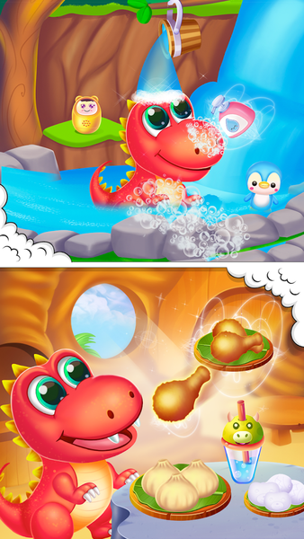 Dino daycare game - Gameplay image of android game