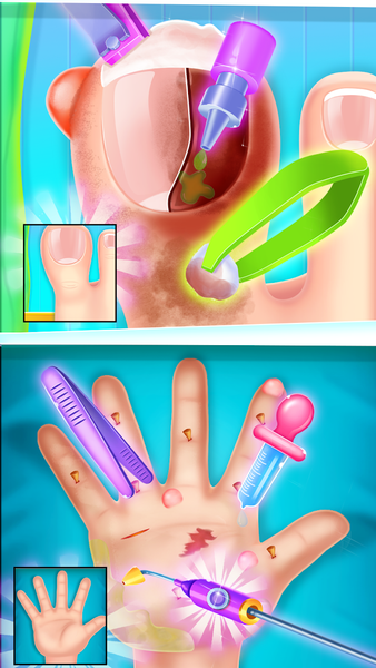 Pinky toe doctor Game - عکس بازی موبایلی اندروید