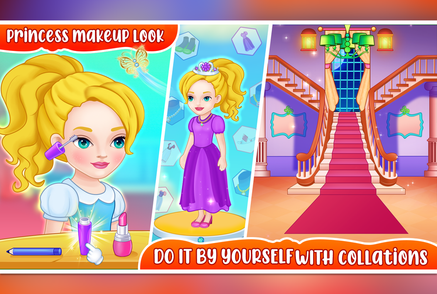 Princess fairytale castle game - عکس بازی موبایلی اندروید