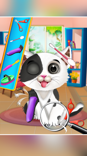 Cat newborn daycare guide game - Image screenshot of android app