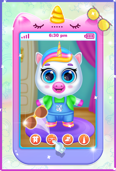 Unicorn baby phone for toddler - عکس بازی موبایلی اندروید