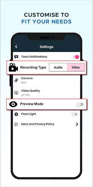 Smart Recorder: Video Recorder - عکس برنامه موبایلی اندروید