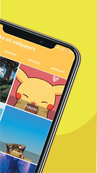 Pika Art Wallpapers - Image screenshot of android app