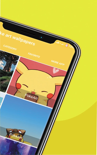 Pika Art Wallpapers - Image screenshot of android app