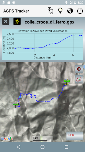 A-GPS Tracker - Image screenshot of android app