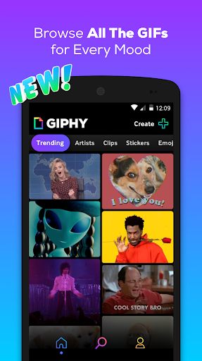 GIPHY: GIFs, Stickers & Clips - Image screenshot of android app