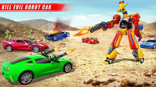 Giraffe Robot Car Transform - Image screenshot of android app