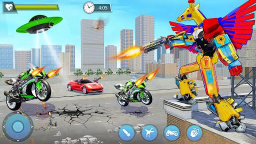 Giraffe Robot Car Transform - Image screenshot of android app