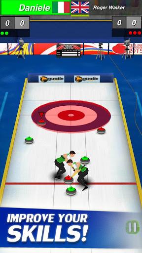 Curling 3D - Gameplay image of android game