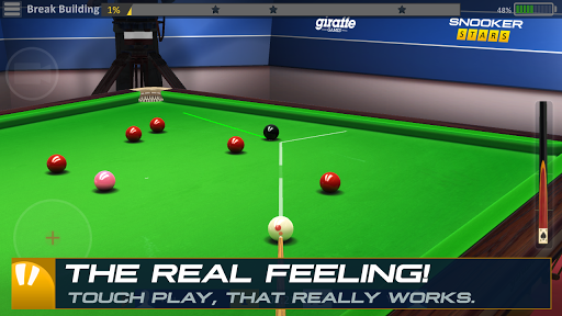 Snooker Stars - 3D Online Spor - Gameplay image of android game