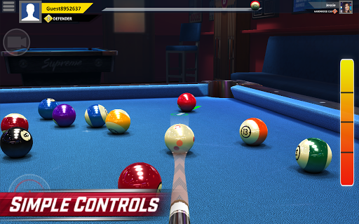 Pool Stars - 3D Online Multipl - Gameplay image of android game