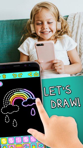 Easy Kids Drawing: how to draw - Gameplay image of android game