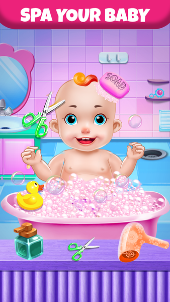 Chic Babysitter Dress up Care - Gameplay image of android game