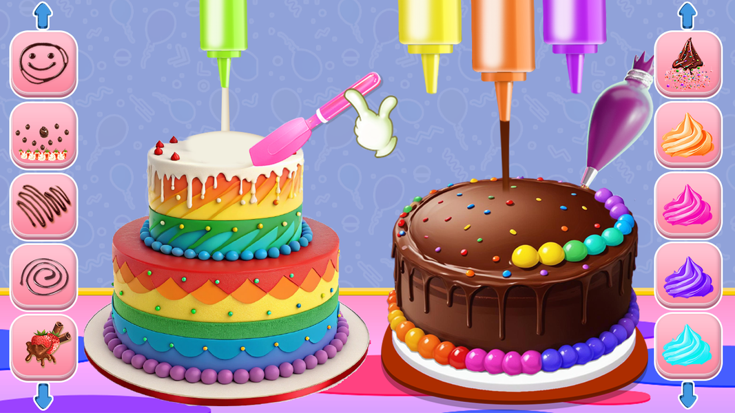 Kids Cake Birthday Party Games - Gameplay image of android game