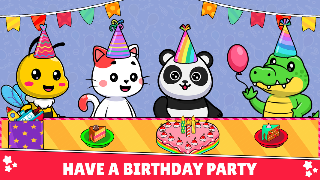 Kids Cake Birthday Party Games - Gameplay image of android game