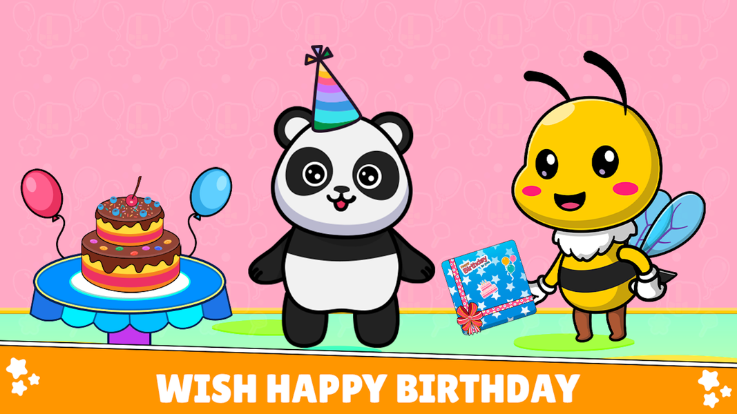 Kids Cake Birthday Party Games - Gameplay image of android game