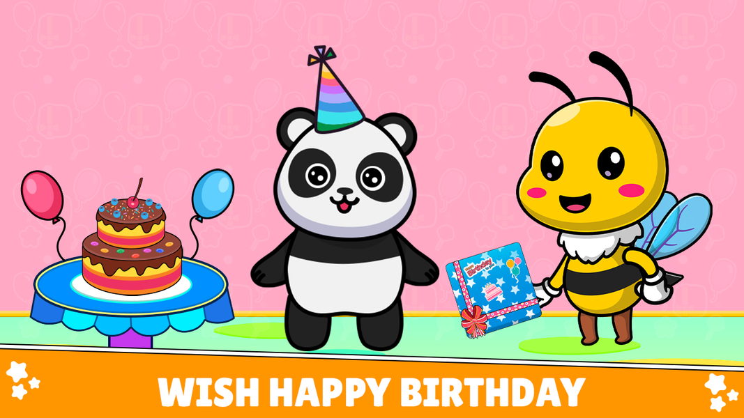 Kids Cake Birthday Party Games - Gameplay image of android game