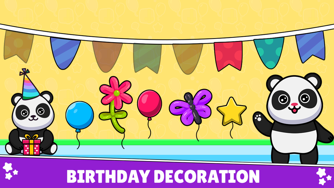 Kids Cake Birthday Party Games - Gameplay image of android game