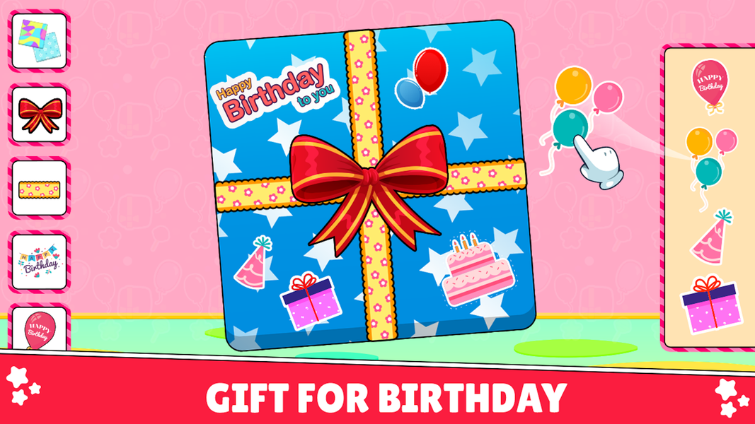 Kids Cake Birthday Party Games - Gameplay image of android game