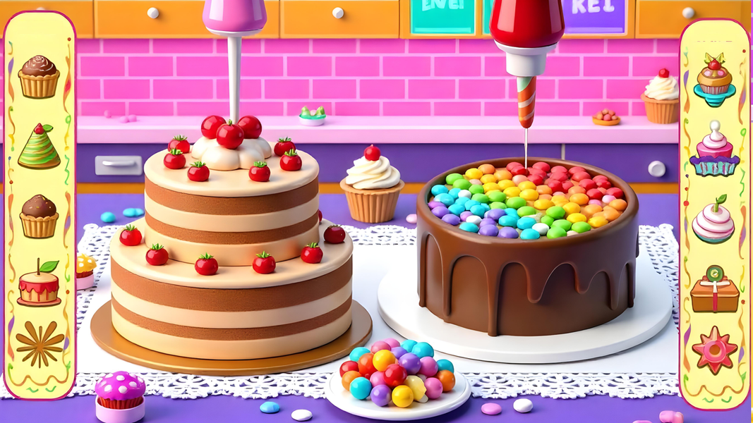 Cake Baking games for girls - Gameplay image of android game