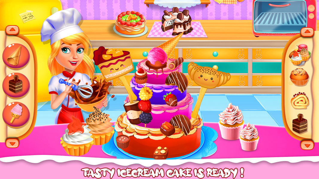 Cake Baking games for girls - Gameplay image of android game