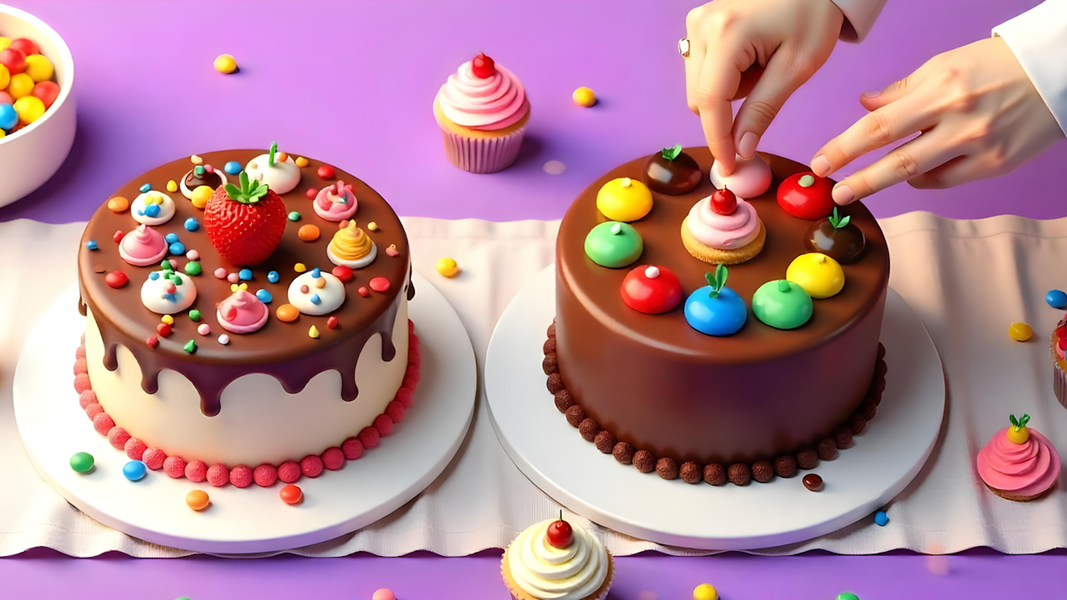 Cake Baking games for girls - Gameplay image of android game