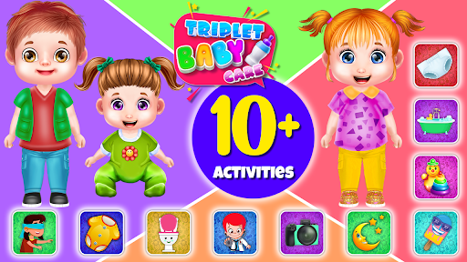 Take Care of Twin Baby Nursery - عکس بازی موبایلی اندروید