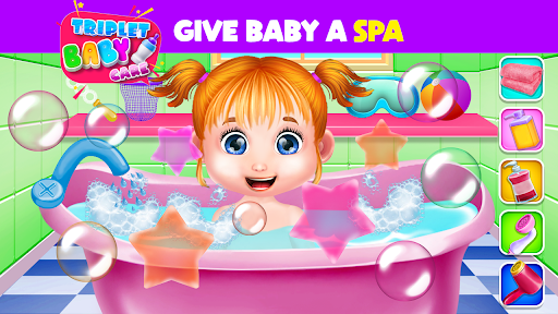 Take Care of Twin Baby Nursery - Gameplay image of android game