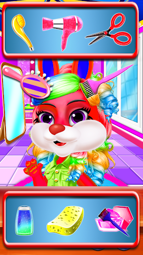 Bunny Hairs Beauty Care Games - عکس برنامه موبایلی اندروید