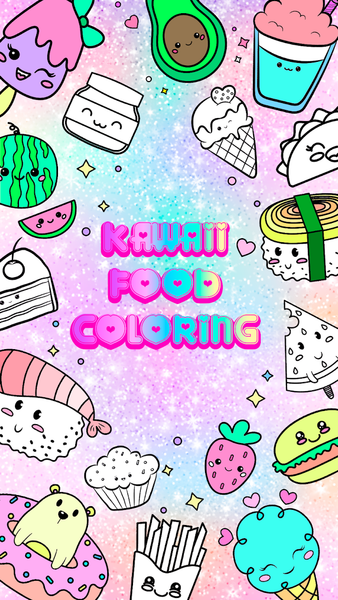 Coloring Kawaii: Offline games - Image screenshot of android app