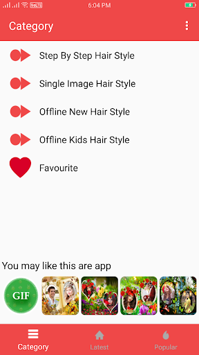 Girls Hairstyle Step by Step - عکس برنامه موبایلی اندروید