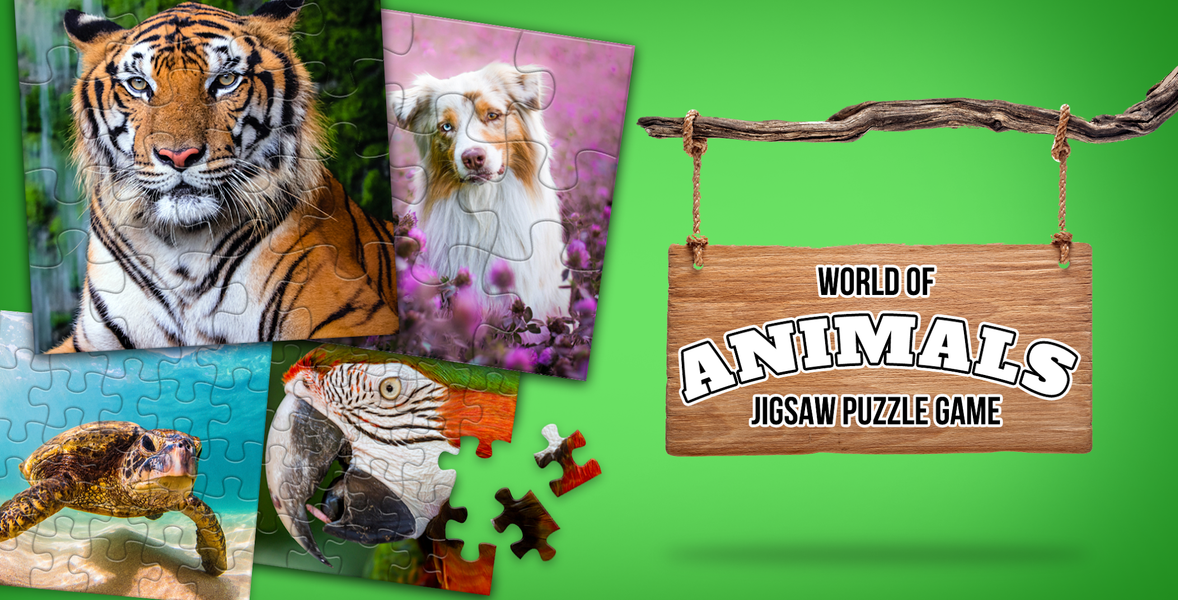 Animal puzzle games offline - عکس برنامه موبایلی اندروید