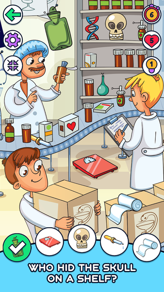Find Hidden Objects Brain Game - عکس بازی موبایلی اندروید