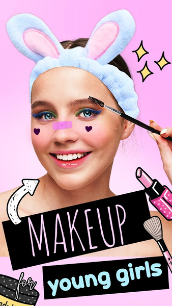 Face beauty makeup camera - Image screenshot of android app