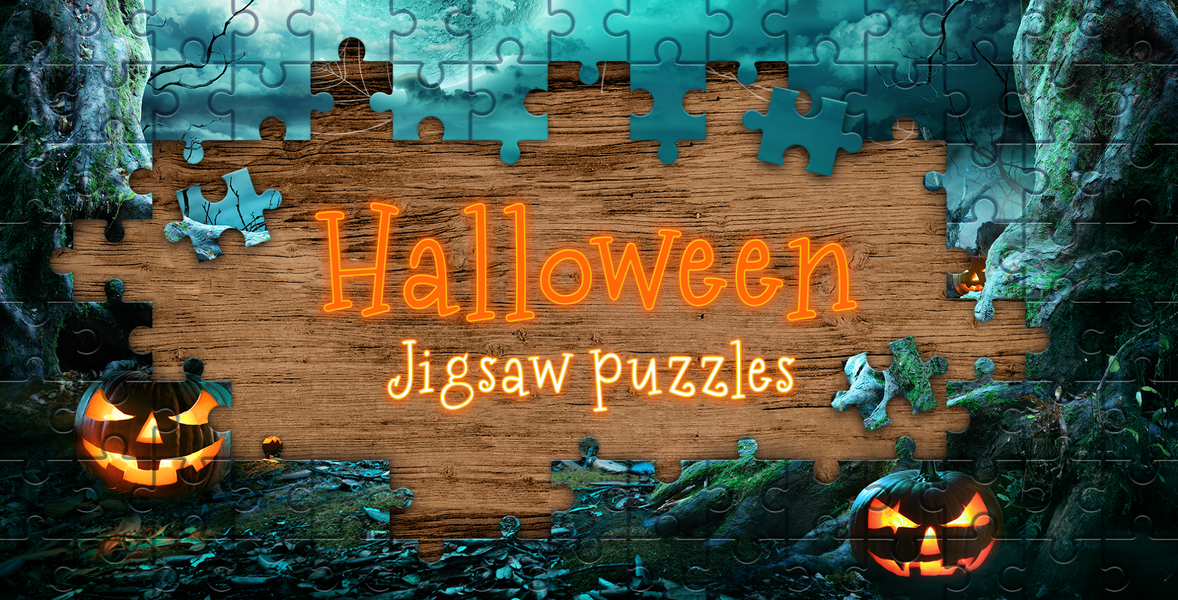 Halloween jigsaw puzzles - Image screenshot of android app