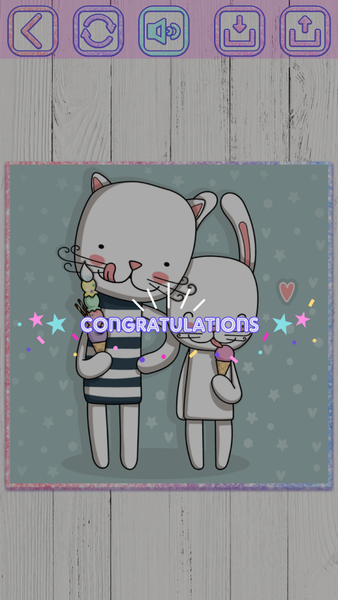 Jigsaw puzzles for girls - Gameplay image of android game