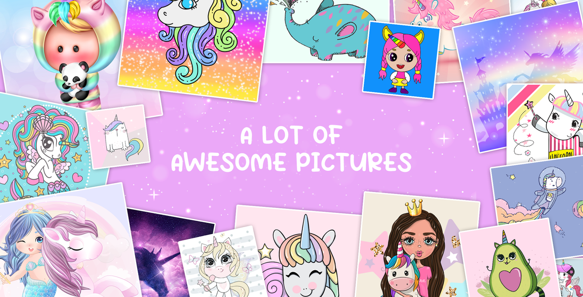 Unicorn puzzles - Image screenshot of android app