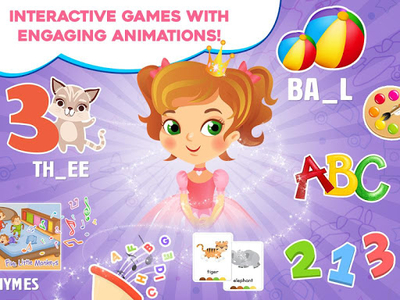 Girls Princess Pink Computer - Gameplay image of android game