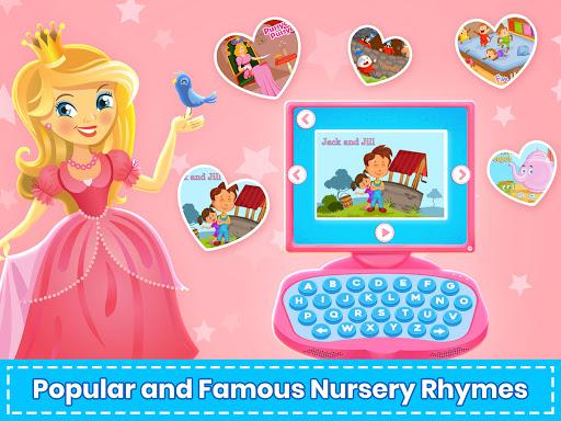 Girls princess computer laptop - Gameplay image of android game