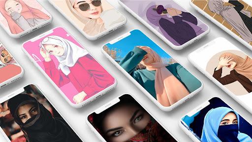 Girls Hijab Wallpaper - Image screenshot of android app