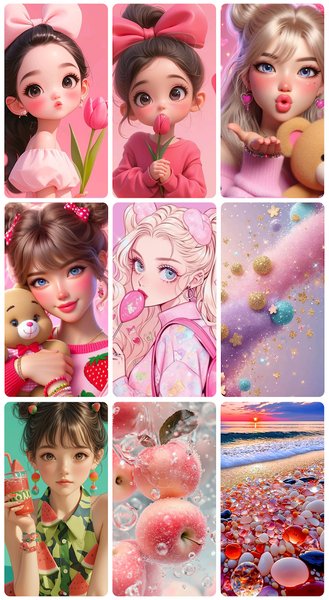 Girly Wallpaper - عکس برنامه موبایلی اندروید