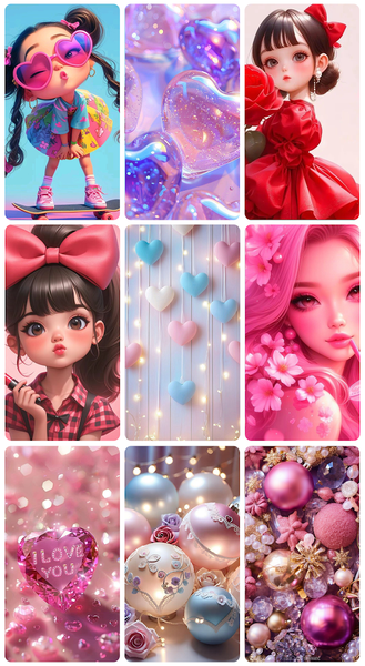 Girly Wallpaper - عکس برنامه موبایلی اندروید