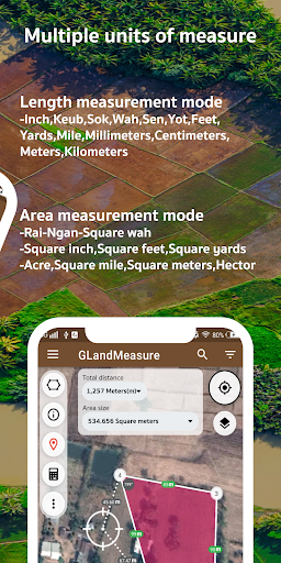 GLand : GPS Field Area Measure - عکس برنامه موبایلی اندروید