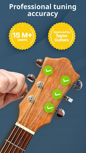 Guitar Tuner: Ukulele & Bass - عکس برنامه موبایلی اندروید
