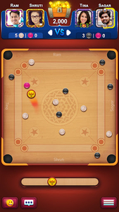 Carrom King™ - Gameplay image of android game